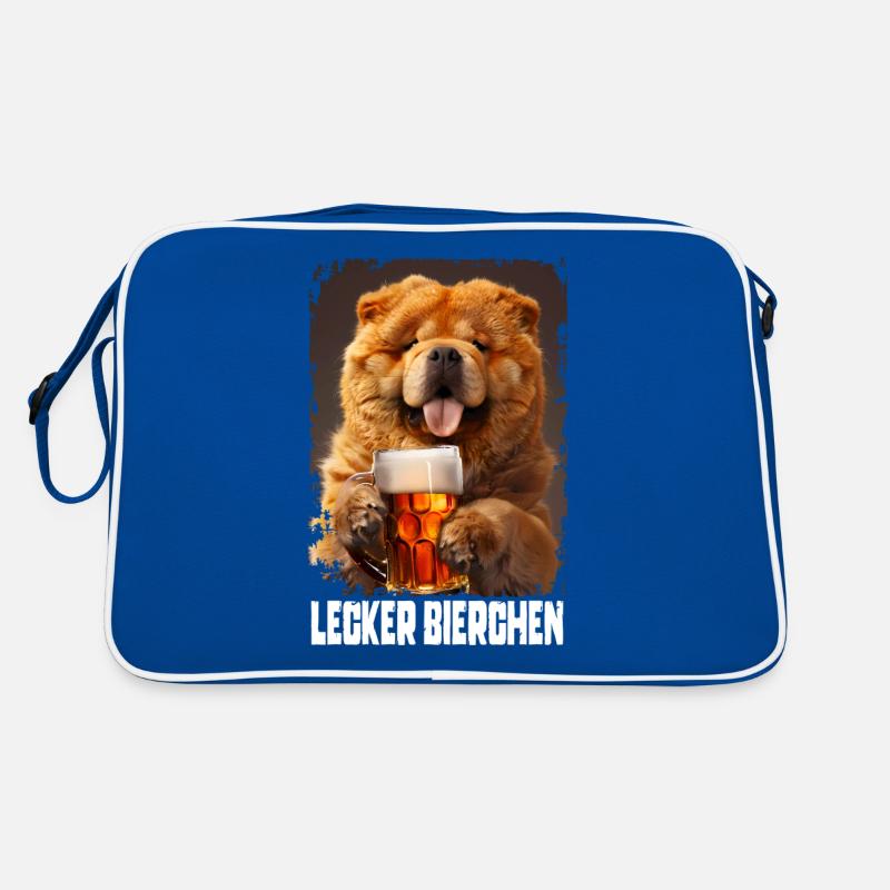 Lecker Bierchen Chow Chow Retro Tasche
