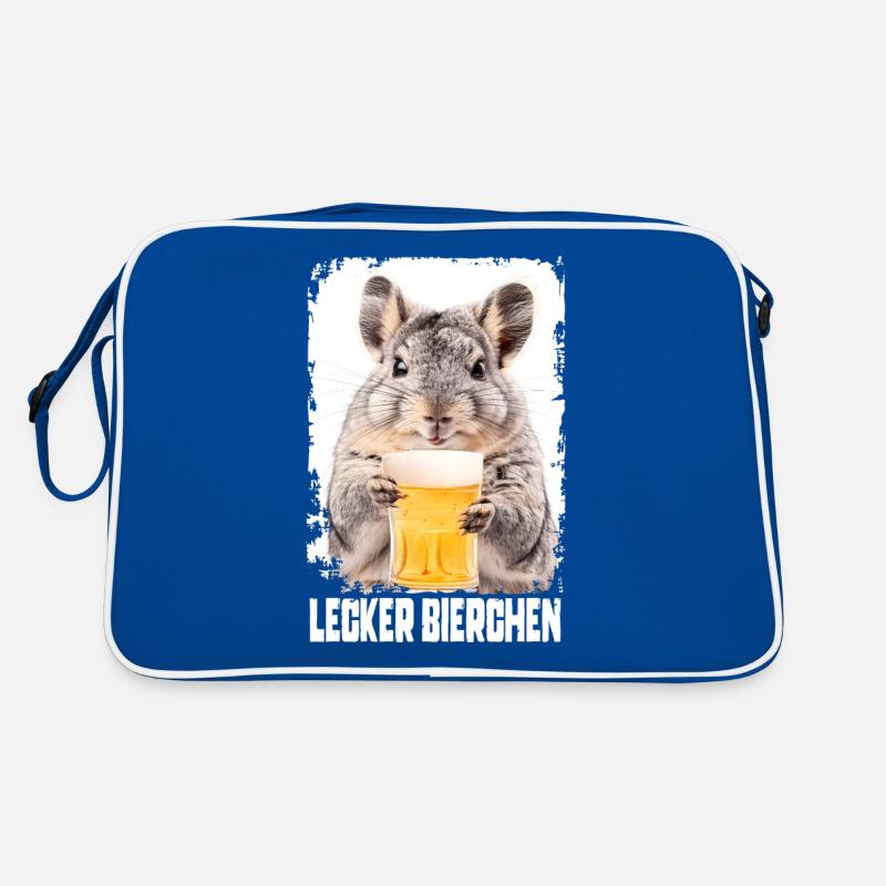 Lecker Bierchen Chinchilla Retro Tasche