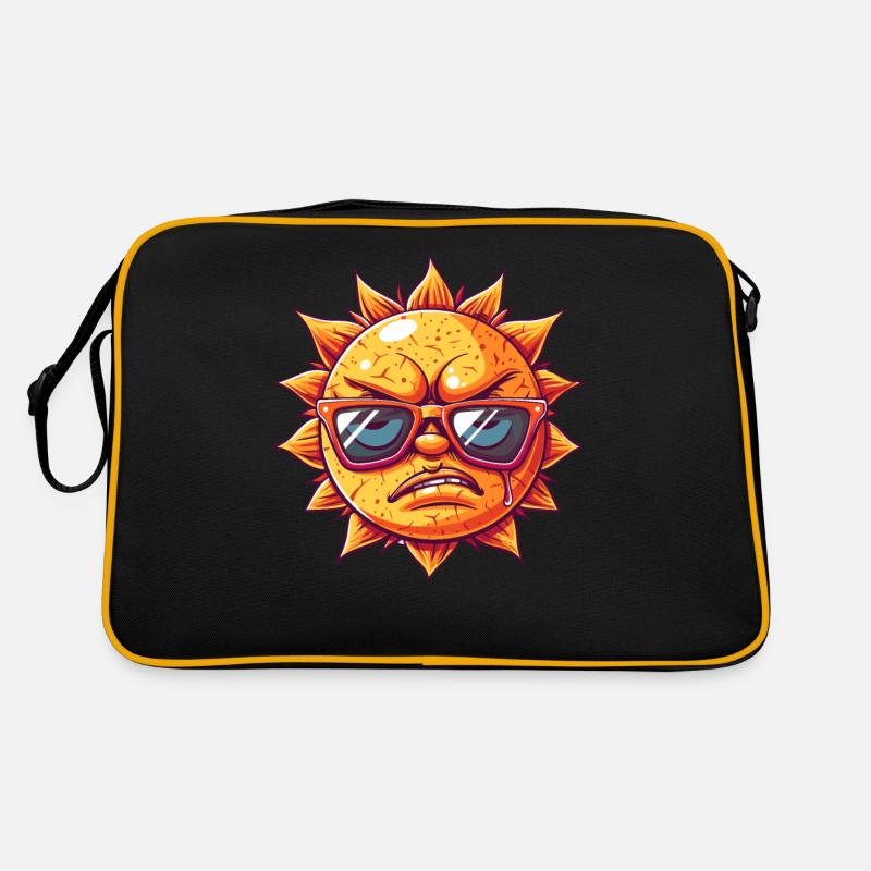 Temps chaud avec un soleil frais Sac Retro