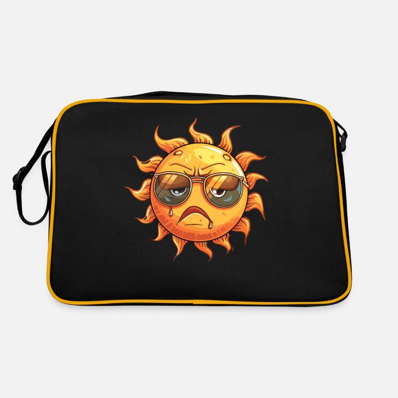 Soleil chaud avec des nuances fraîches Sac Retro