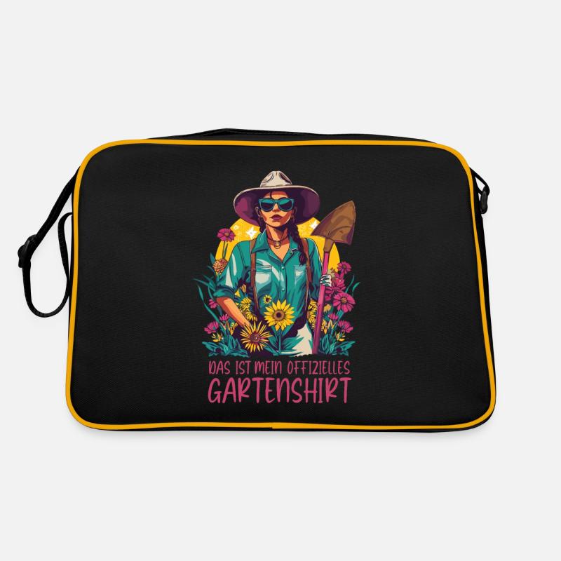 Offizielles Gartenshirt Muttertag Mama Gärtner Retro Tasche