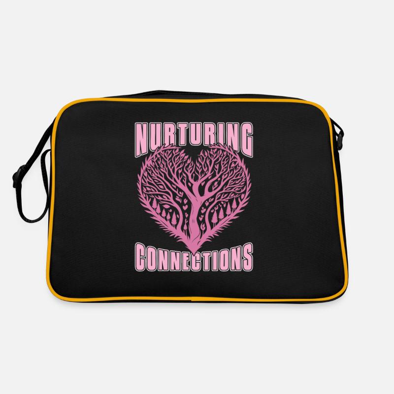 Mama Mutter Baum Natur Herz Retro Tasche