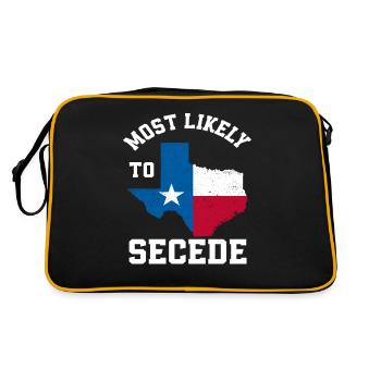Le Texas s’est séparé - Sac Retro - noir/or - Dos