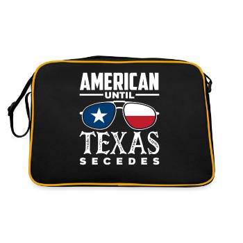 Démission américaine au Texas - Sac Retro - noir/or - Dos