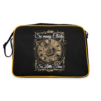 Horlogerie Signification Horloger - Sac Retro - noir/or - Dos
