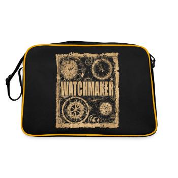 Horlogerie Signification Horloger - Sac Retro - noir/or - Dos