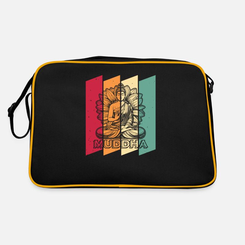 Mama Mutter Muddha Sunflower Buddha Retro Tasche