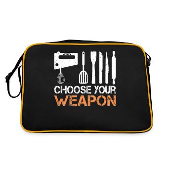 Cake Lover Cake Gift - Sac Retro - noir/or - Dos