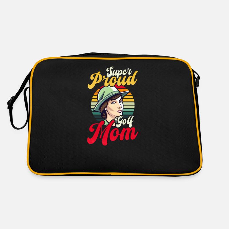 Maman golfeuse Super fière maman de golf Sac Retro