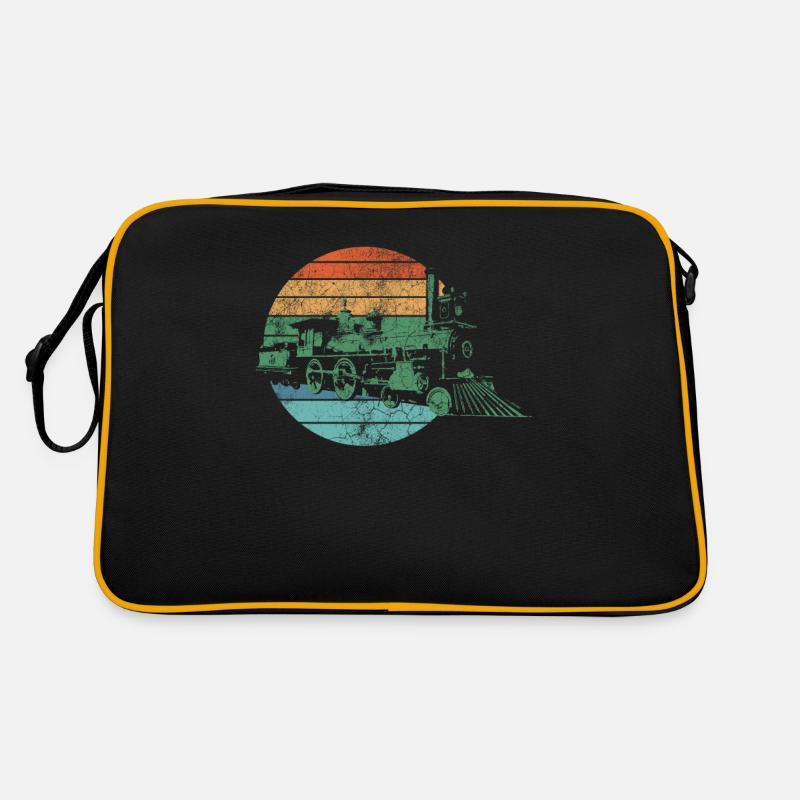 Train Trains Conducteurs de train Sac Retro