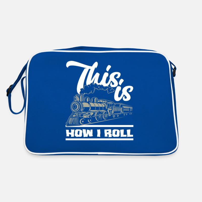 Train Driver Train Trains Profession Retro Bag