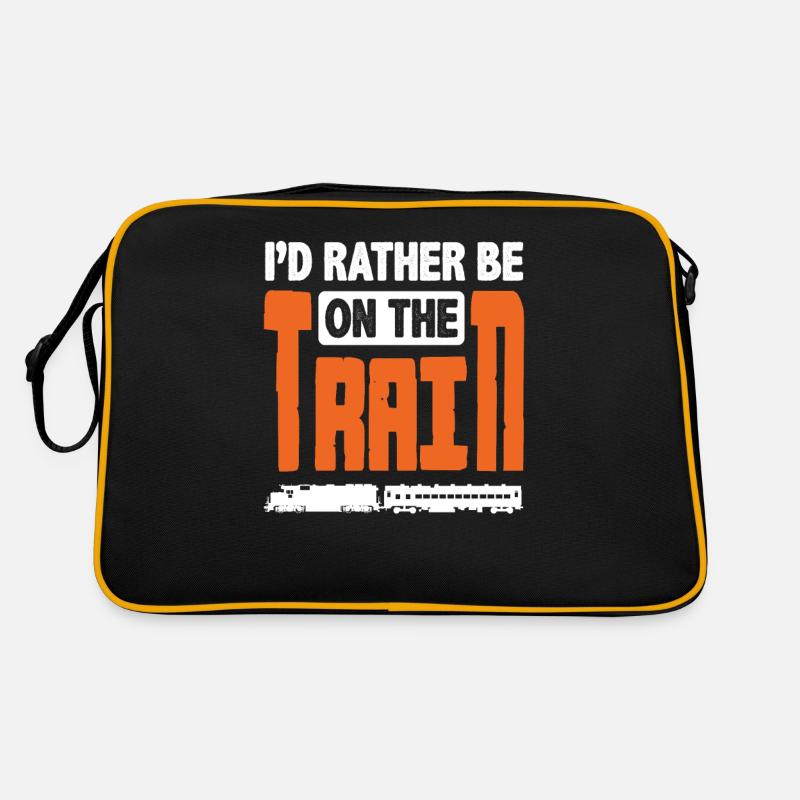 Train Trains Hobby Train Spotter Conduite de train Sac Retro