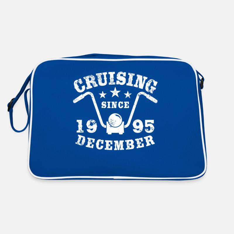 Cruising Biker Geburtstag Dezember 1995 Motorrad Retro Tasche