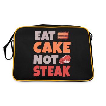 Cake Lover Cake Gift - Retro Bag - black/gold - Back