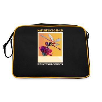 Photographe animalier Gros plan de la nature - Sac Retro - noir/or - Dos
