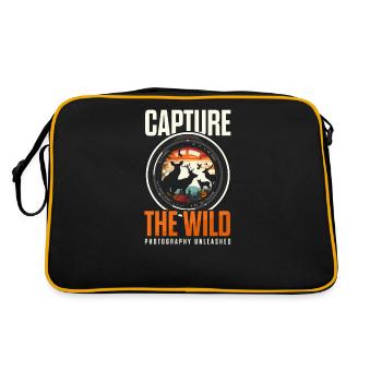 Photographe animalier Capturez la nature - Sac Retro - noir/or - Dos