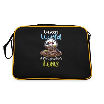 Photographe animalier Mondes invisibles - Sac Retro - noir/or - Dos