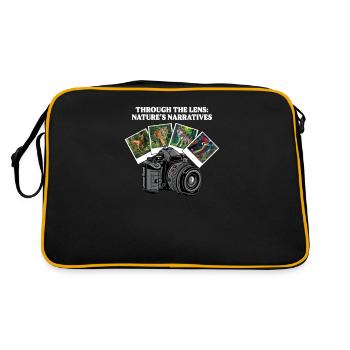 Récits d’un photographe animalier à travers l’objectif - Sac Retro - noir/or - Dos