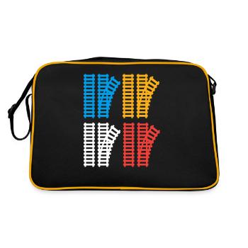 Switch Train Trains Hobby Train Spotter - Retro Bag - black/gold - Back