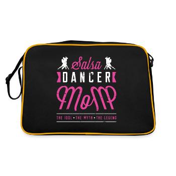 Danseuse de salsa Maman L’idole Le mythe Danse salsa - Sac Retro - noir/or - Dos