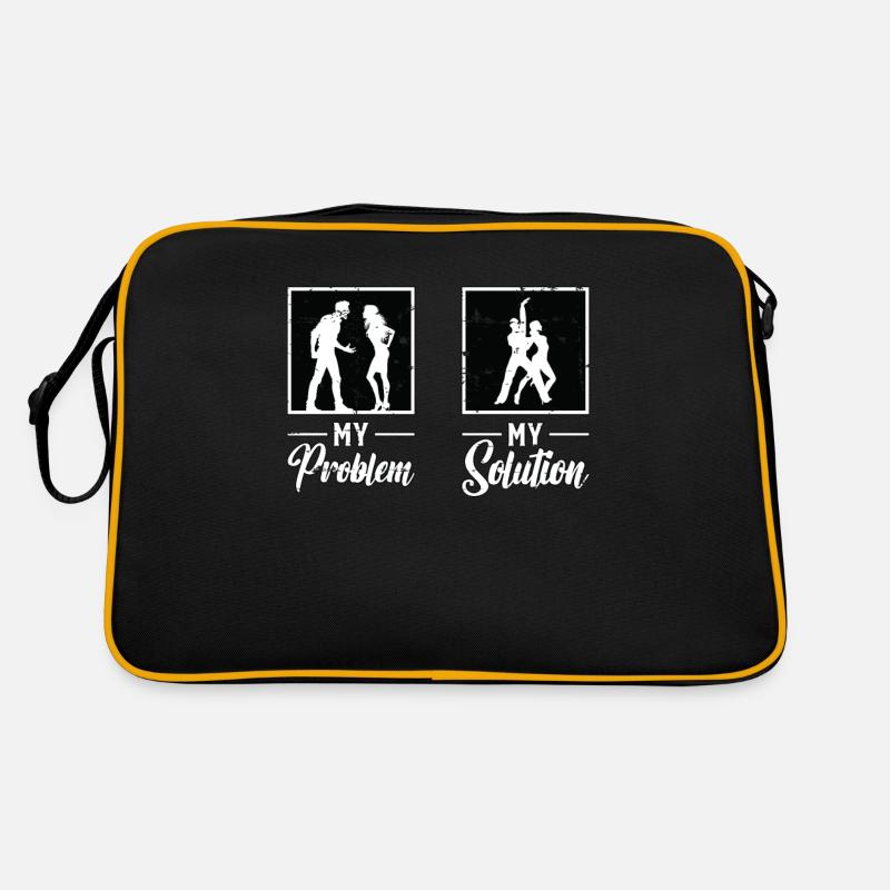 Salsa Dancer My Problem My Solution Pictogram Mom Retro Bag