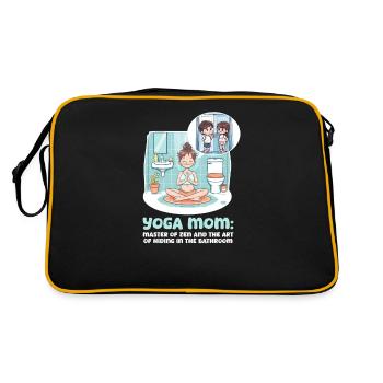 Yoga Maman Maître Du Zen Et De L’art De Se Cacher - Sac Retro - noir/or - Dos