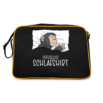 Chemise de nuit officielle Pyjama singe - Sac Retro - noir/or - Dos