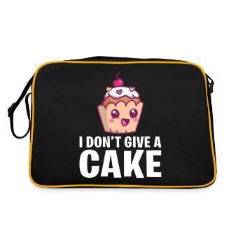 Cake Lover Cake Gift - Retro Bag - black/gold - Back