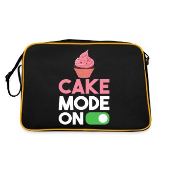 Cake Lover Cake Gift - Retro Bag - black/gold - Back