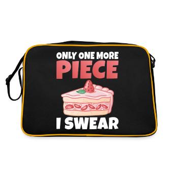 Cake Lover Cake Gift - Sac Retro - noir/or - Dos