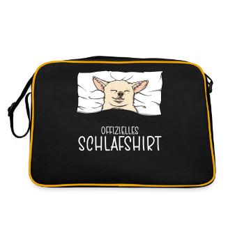Chemise de nuit officielle Pyjama Chihuahua - Sac Retro - noir/or - Dos