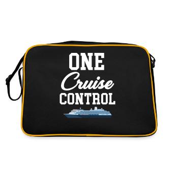 No Cruise Control Ship Lover Cruise Sailing - Retro Bag - black/gold - Back