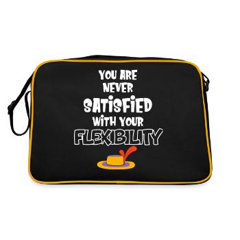 You're never satisfied with your - Retro Bag - black/gold - Back