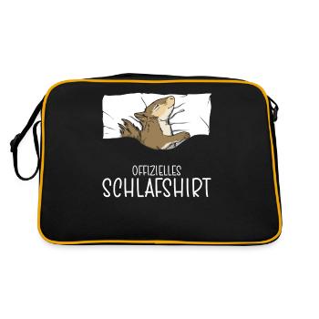 Official Sleep Shirt Squirrel Pajamas - Retro Bag - black/gold - Back