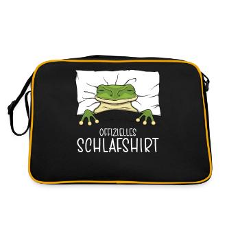 Chemise de nuit officielle Pyjama grenouille - Sac Retro - noir/or - Dos