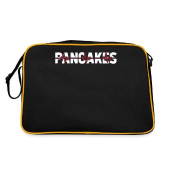 Pancakes Ekg Heartbeat - Sac Retro - noir/or - Dos