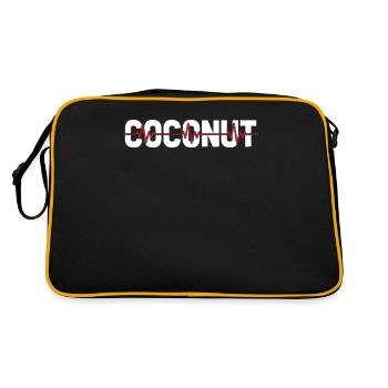 Coconut Coconut ECG Heartbeat - Retro Bag - black/gold - Back