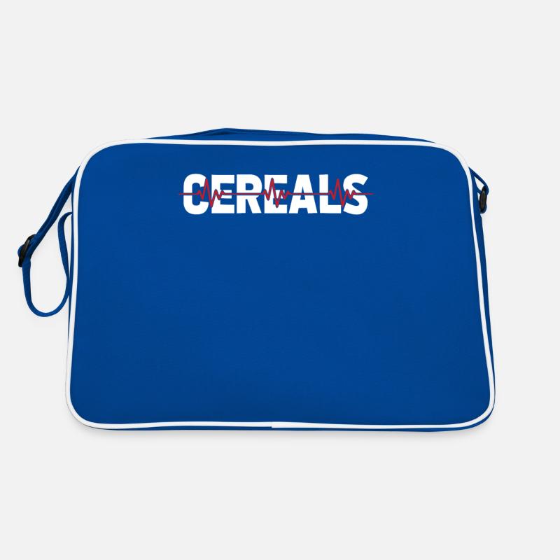 Breakfast Cereal Cereal ECG Heartbeat Retro Bag