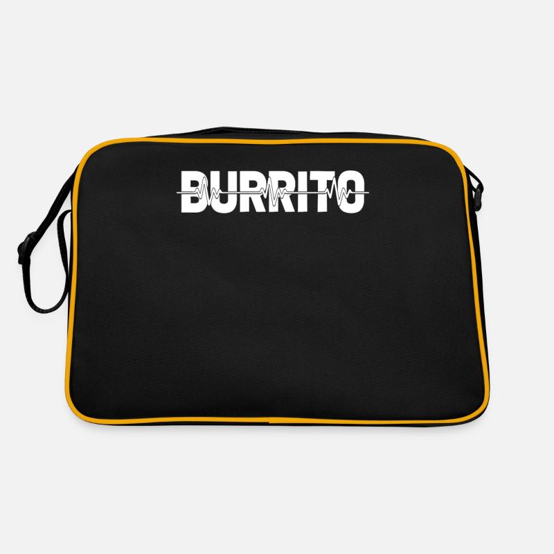 Burrito Ekg Heartbeat Sac Retro