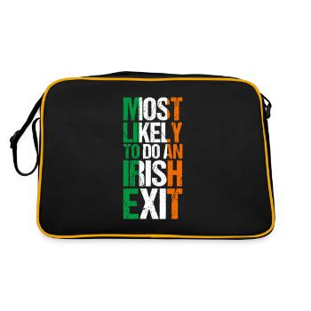 The most likely is a bold statement on the - Retro Bag - black/gold - Back