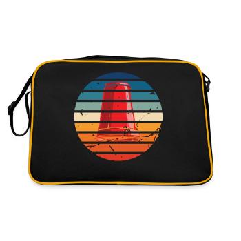 Stapeln Von Bechern Speed Stacker - Retro Tasche - Schwarz/Gold - Hinten