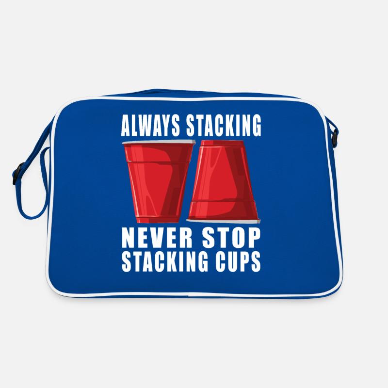 Stapeln Von Bechern Speed Stacker Retro Tasche