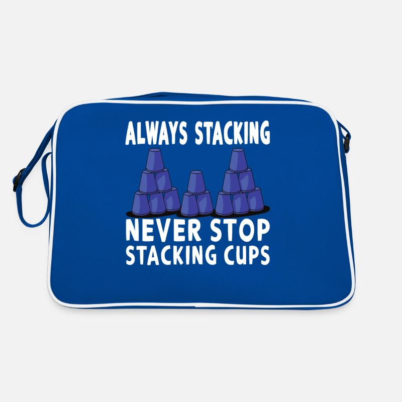 Stapeln Von Bechern Speed Stacker Retro Tasche