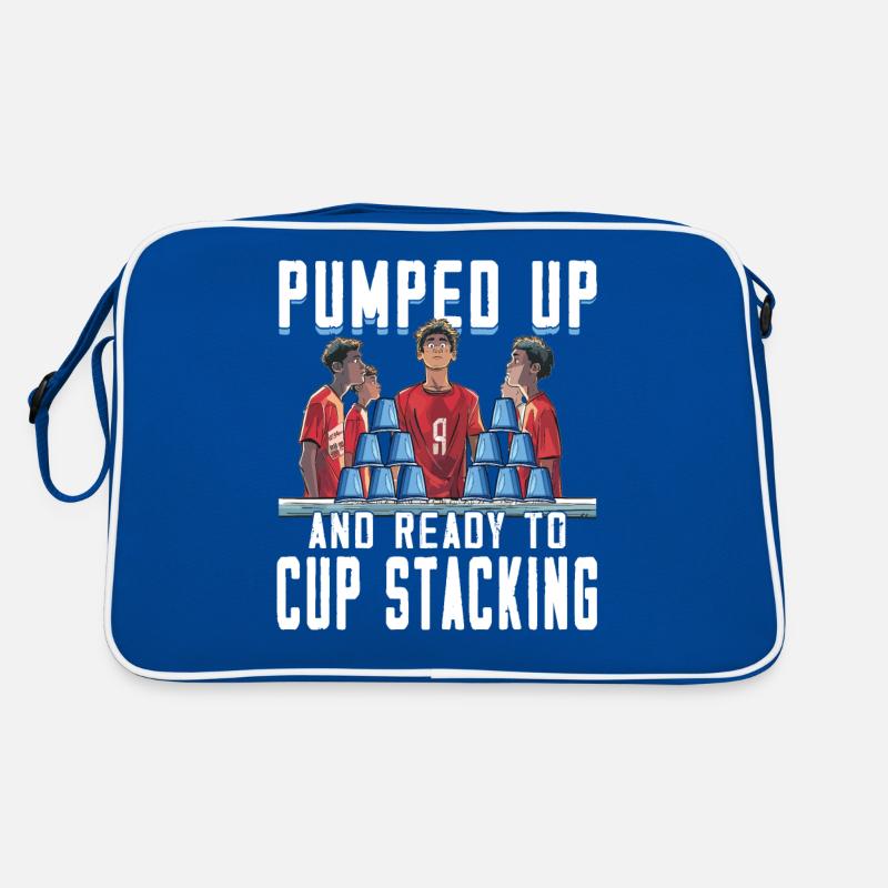 Stapeln Von Bechern Speed Stacker Retro Tasche