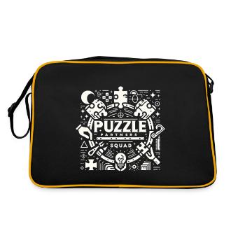 Puzzle Partners Escouade 3 - Sac Retro - noir/or - Dos