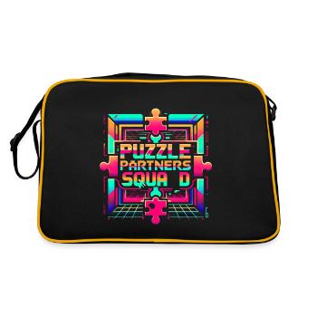 Puzzle Partners Escouade 2 - Sac Retro - noir/or - Dos