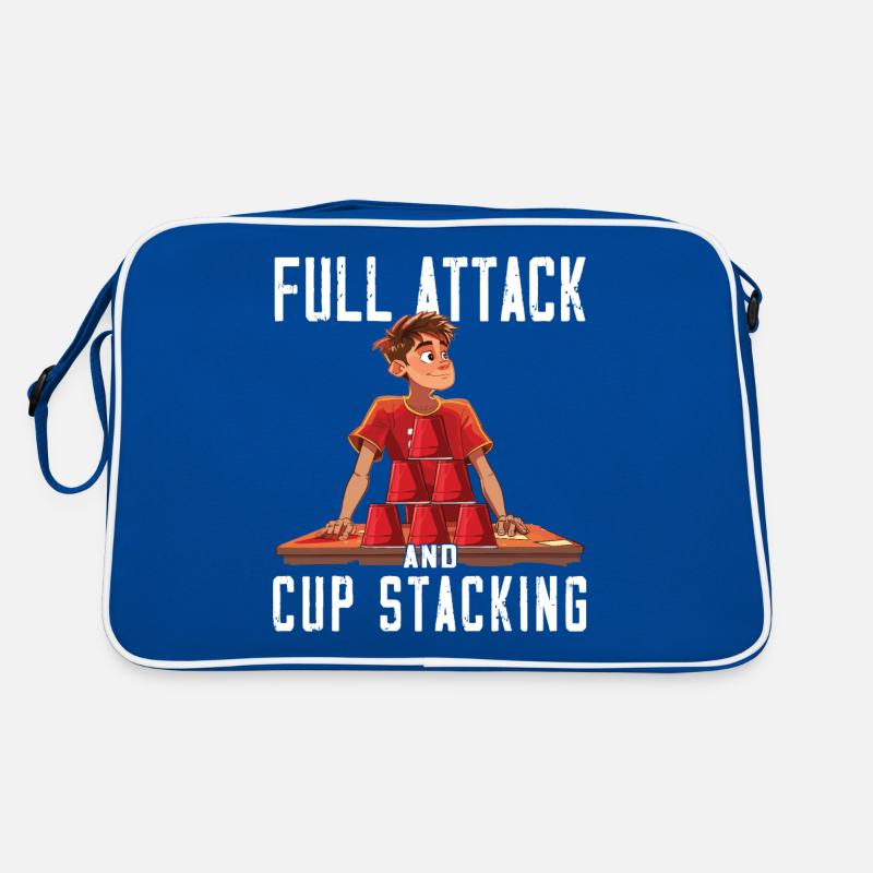 Stapeln Von Bechern Speed Stacker Retro Tasche