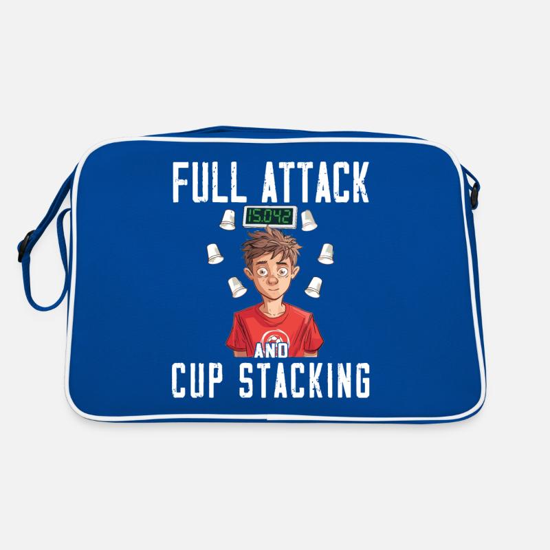 Stapeln Von Bechern Speed Stacker Retro Tasche