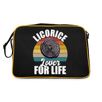 Licorice Gifts - Retro Bag - black/gold - Back