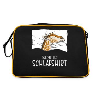 Chemise de nuit officielle Giraffe Pyjama - Sac Retro - noir/or - Dos